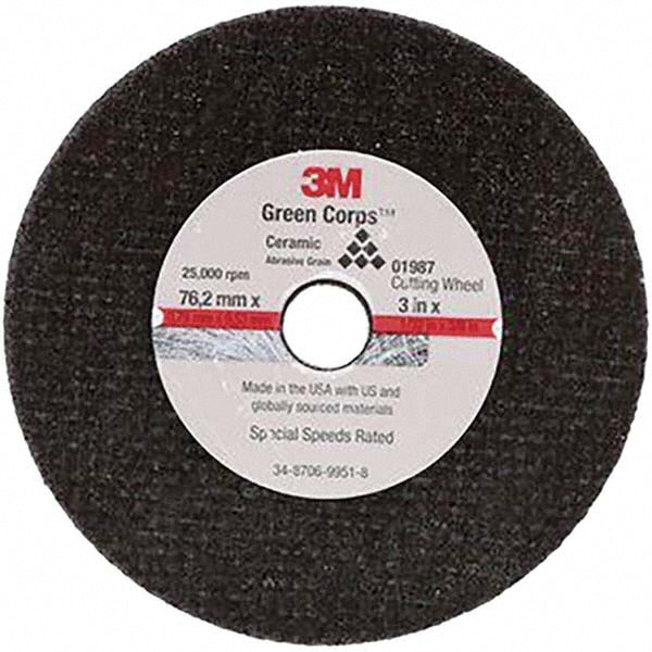 3 x 1/32" Aluminum Oxide Grinding & Cutoff Wheel - 3M 7100229882