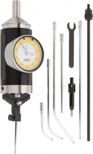 10-Piece Dial Indicator, 0.000500" grad - Value Collection 6607-4904