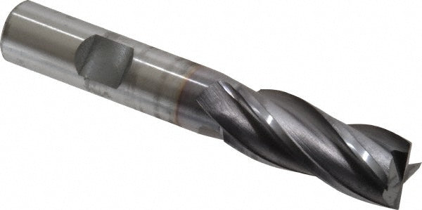 9/16" 4-Flute Vanadium High Speed Steel Square End Mill, TiCN - OSG 5741608