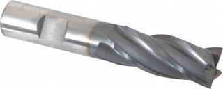 11/16" 4-Flute Vanadium High Speed Steel Square End Mill, TiCN - OSG 5742408