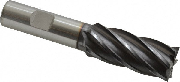 13/16" 6-Flute Vanadium High Speed Steel Square End Mill, TiCN - OSG 5742708