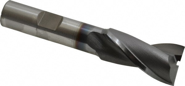 23/32" 2-Flute Vanadium High Speed Steel Square End Mill, TiCN - OSG 5732108