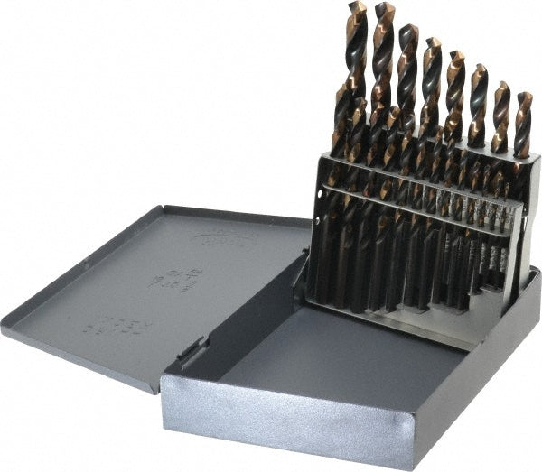 High Speed Steel Drill Bit, Gold Finish, 118° point - Michigan Drill 314S21