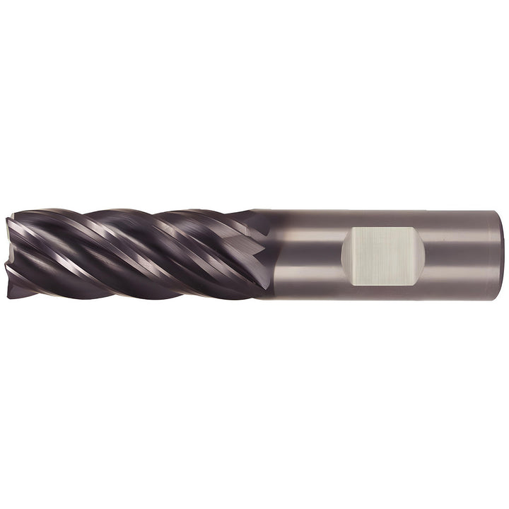 1/2" 5-Flute Solid Carbide Corner Radius End Mill, AlTiN - Kennametal 3580792