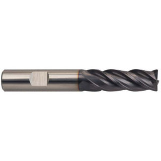 0.3940" 4-Flute Solid Carbide Corner Radius & Corner Chamfer End Mill, FIREX - Guhring 9038390100000
