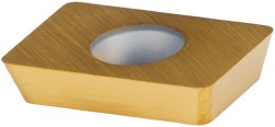 XDCW150308R Solid Carbide Insert, Grade KC730, TiN - Kennametal 1181168