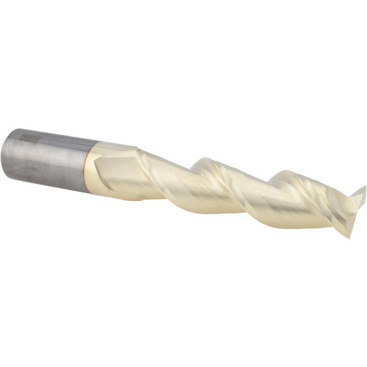 1" 2-Flute Solid Carbide Square End Mill, ZrN - Accupro 313548