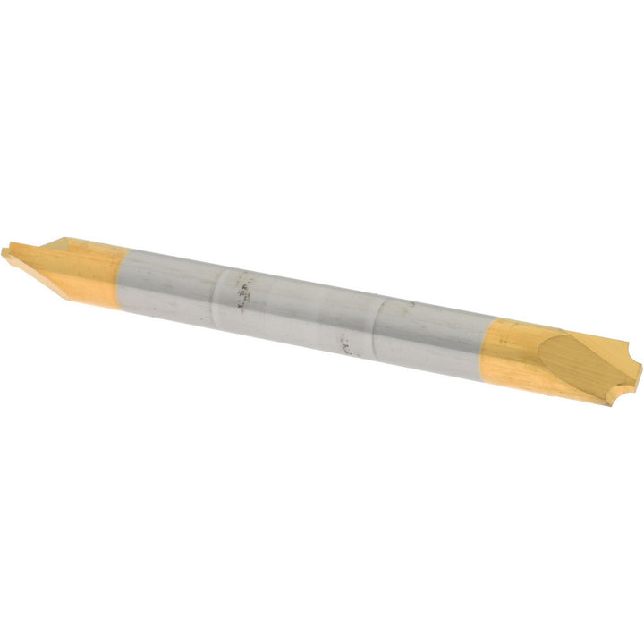 3/16" 2-Flute Solid Carbide Corner Rounding End Mill, TiN - Accupro 12179319