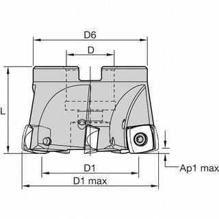 Indexable Milling Cutters - Kennametal 6025581