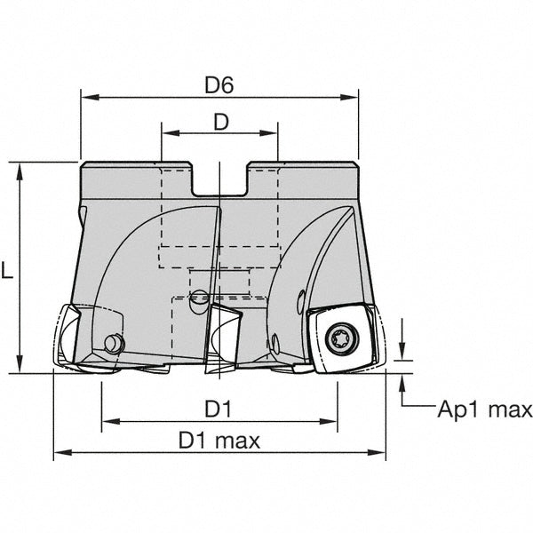 Indexable Milling Cutters - Kennametal 6025582