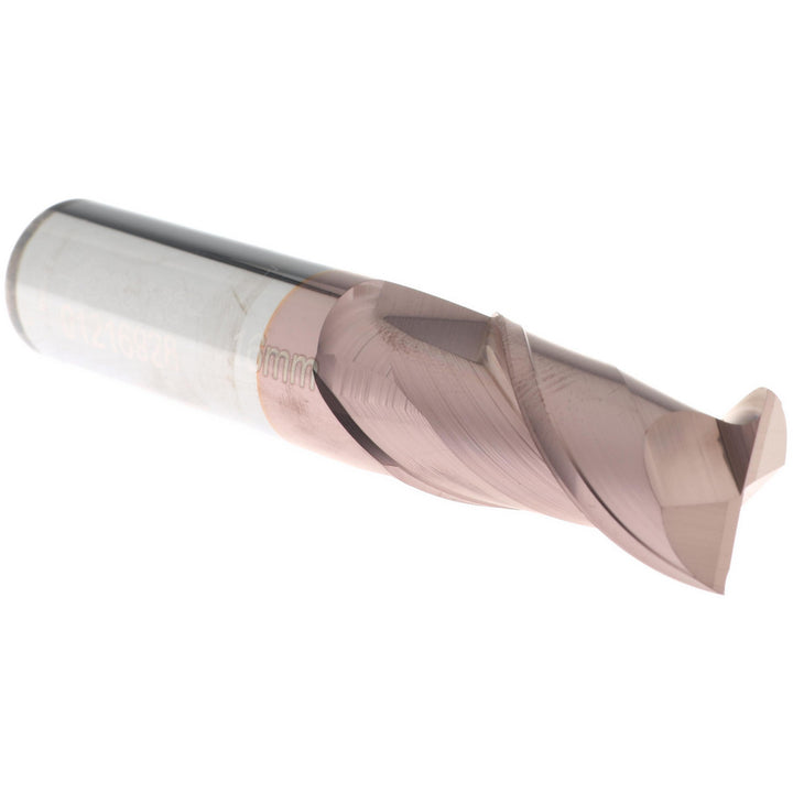 0.6299" 2-Flute Solid Carbide Square End Mill, TiCN - Accupro 12181522