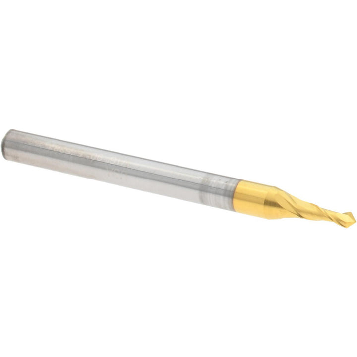 1/16" 2-Flute Solid Carbide Drill Mill End Mill, TiN - Melin Tool 21623