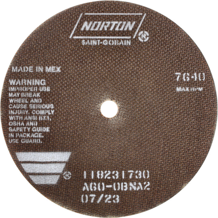 8" 60-Grit Aluminum Oxide Grinding & Cutoff Wheel - Norton 66253042981