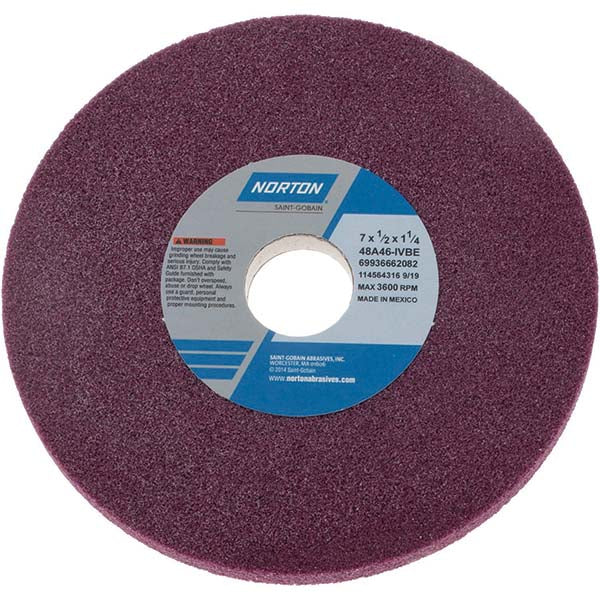 7 x 1/2" 46-Grit Aluminum Oxide Grinding & Cutoff Wheel - Norton 69936662082