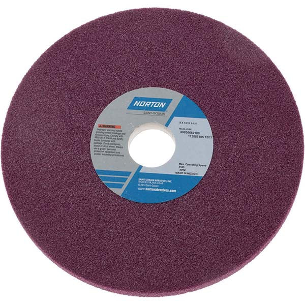 8 x 1/2" 46-Grit Aluminum Oxide Grinding & Cutoff Wheel - Norton 69936662100