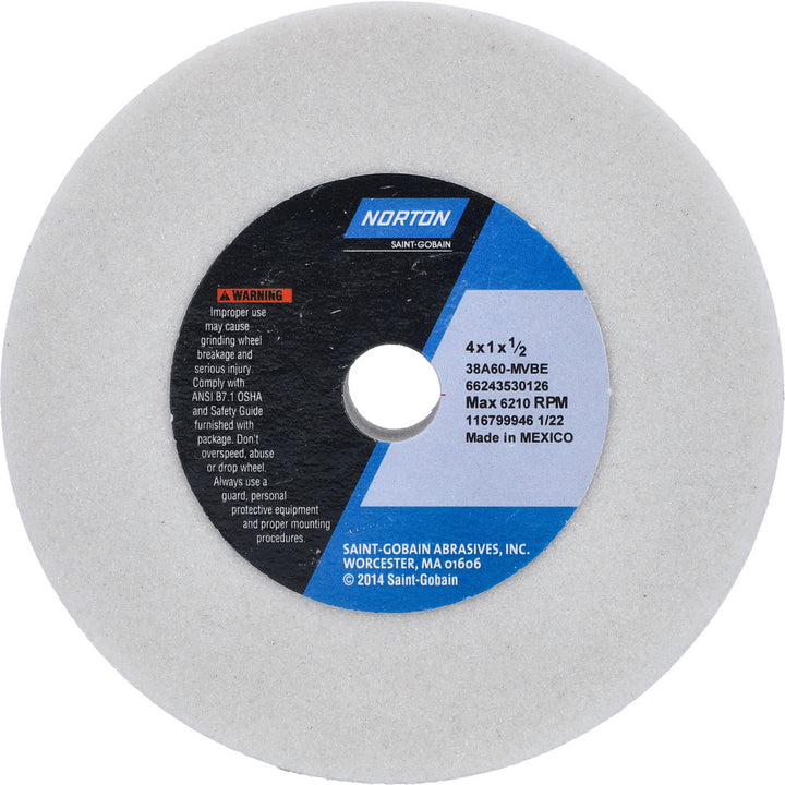 60-Grit Aluminum Oxide Grinding & Cutoff Wheel - Norton 66243530126