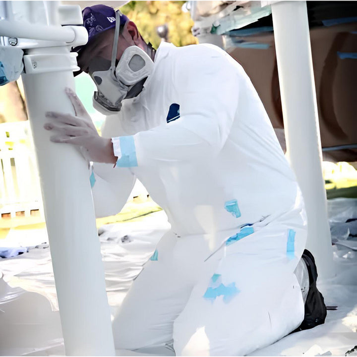2X-Large White Airborne Particulate; Liquid; Anti-Static Protective Garment - TRIMACO 14124