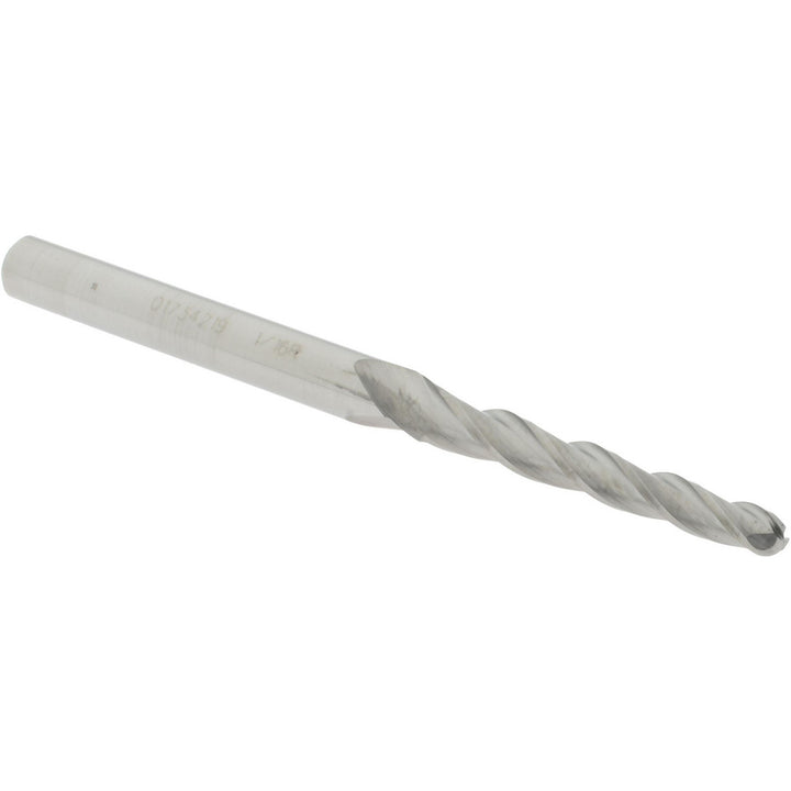 3-Flute Solid Carbide Tapered End Mill - Accupro 12177574