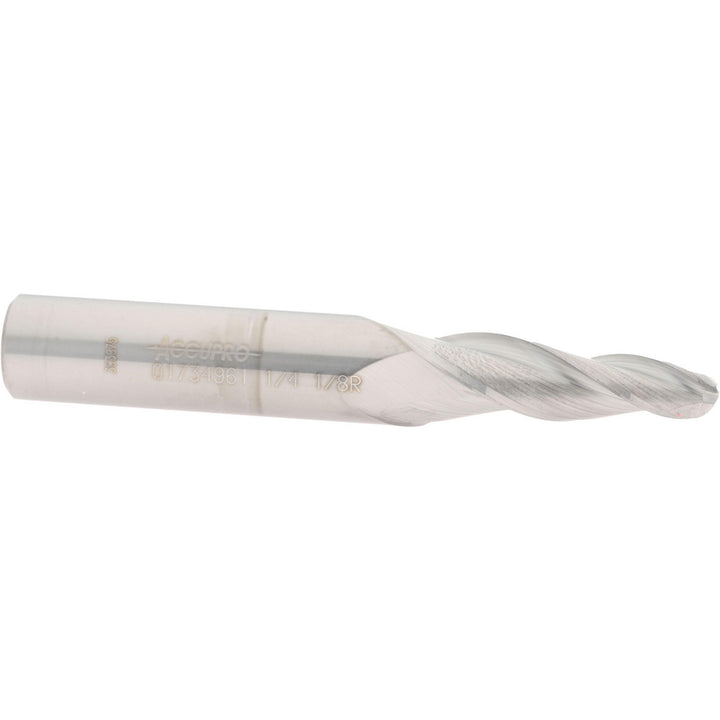 3-Flute Solid Carbide Tapered End Mill - Accupro 12177650