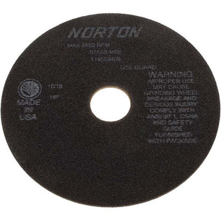 7 x 1/8" 60-Grit Aluminum Oxide Grinding & Cutoff Wheel - Norton 66252922692