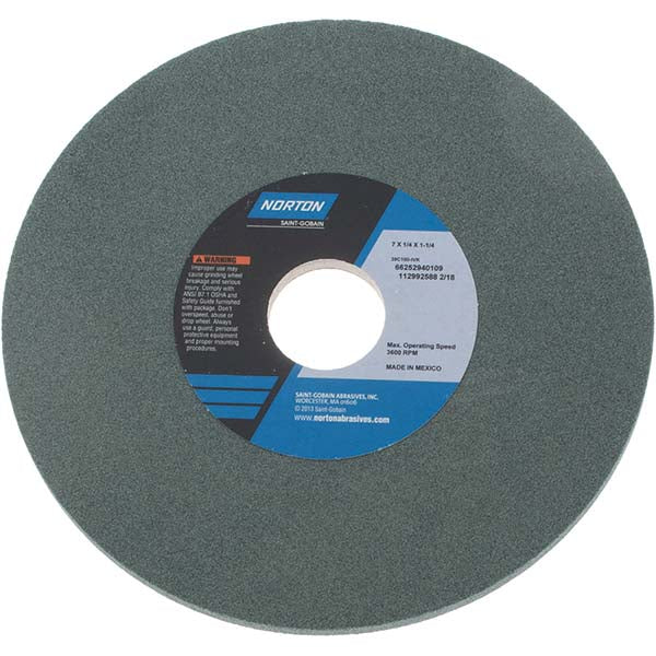 7 x 1/4" 100-Grit Silicon Carbide Grinding & Cutoff Wheel - Norton 66252940109