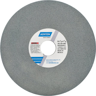 8 x 1/2" 100-Grit Silicon Carbide Grinding & Cutoff Wheel - Norton 66253044017