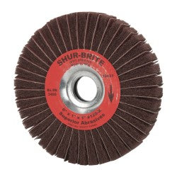 6" 120-Grit Aluminum Oxide Flap Wheel - Superior Abrasives A009139