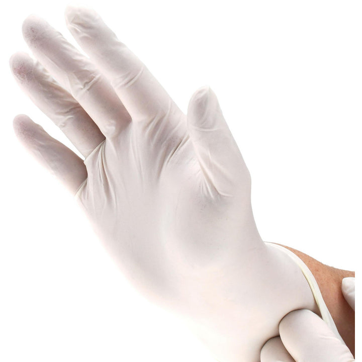 White Latex Gloves - PRO-SAFE 62-322PSPF/XL