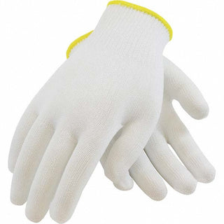 Medium White Polyester General Purpose Gloves - PIP 40-C2130/M