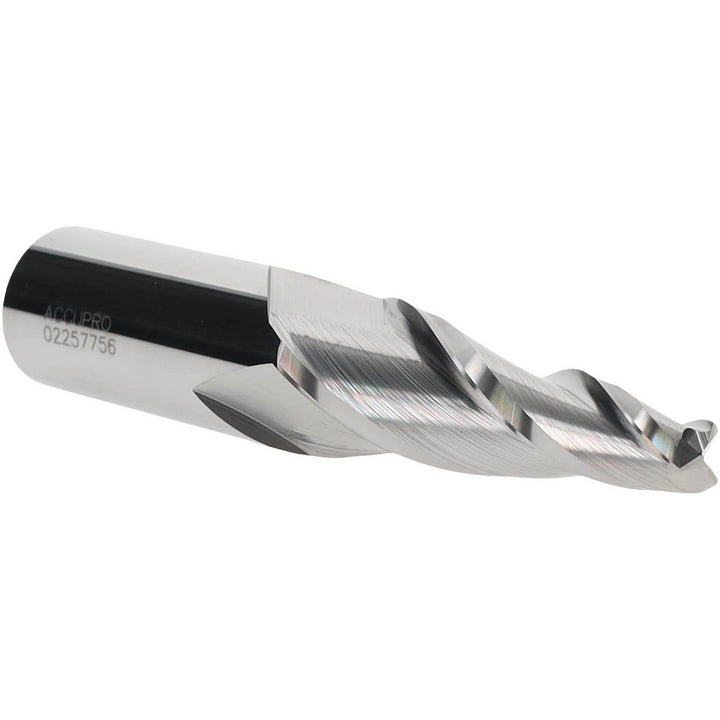 3-Flute Solid Carbide Tapered End Mill - Accupro 12177543