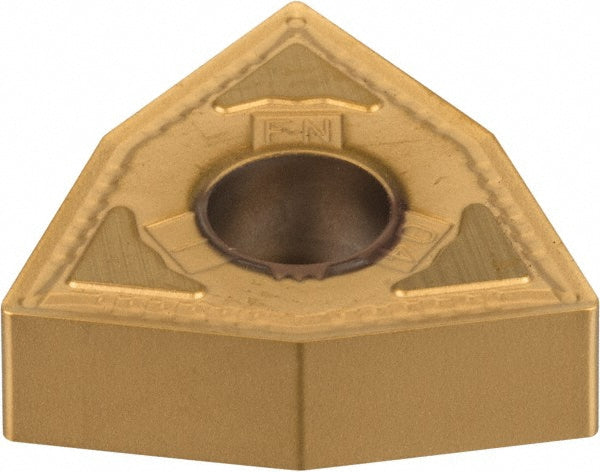 W - Trigon 80-Deg 1/2" IC Cermet Insert, Grade KT315, TiN - Kennametal 1611414