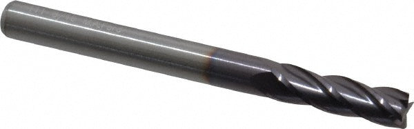 3/16" 4-Flute Solid Carbide Square End Mill, TiAlN - M.A. Ford. 11118750A