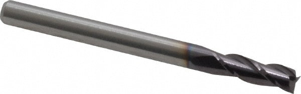 1/8" 3-Flute Solid Carbide Square End Mill, TiAlN - M.A. Ford. 11612500A