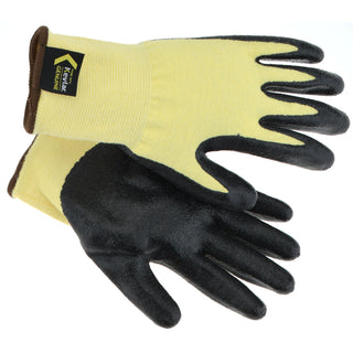 X-Small Black; Yellow Kevlar Cut Resistant Gloves - PRO-SAFE 09-K1450NB/XS