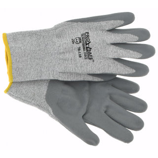 Large Black; Gray Dyneema Cut Resistant Gloves - PRO-SAFE 70-110-L