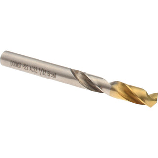 7/32" HSS Screw Machine Drill Bit, TiN, 135° point - Dormer Pramet 5966873