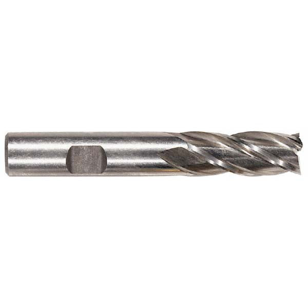 2" 4-Flute High Speed Steel Square End Mill - Hertel E1031200