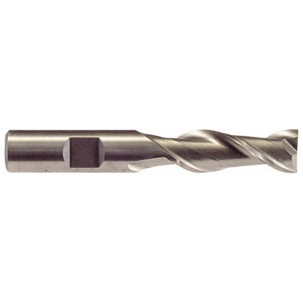 1-1/2" 2-Flute High Speed Steel Square End Mill - Hertel 81816829