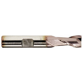 3/8" 2-Flute High Speed Steel Square End Mill, TiCN - Hertel E799921152