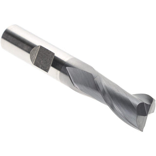 7/16" 2-Flute Cobalt Square End Mill, TiCN - Hertel E7030028