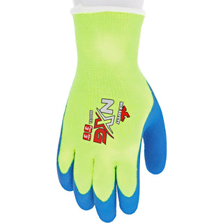 Large Lime; Blue General Purpose Gloves - MCR Safety 9690YL