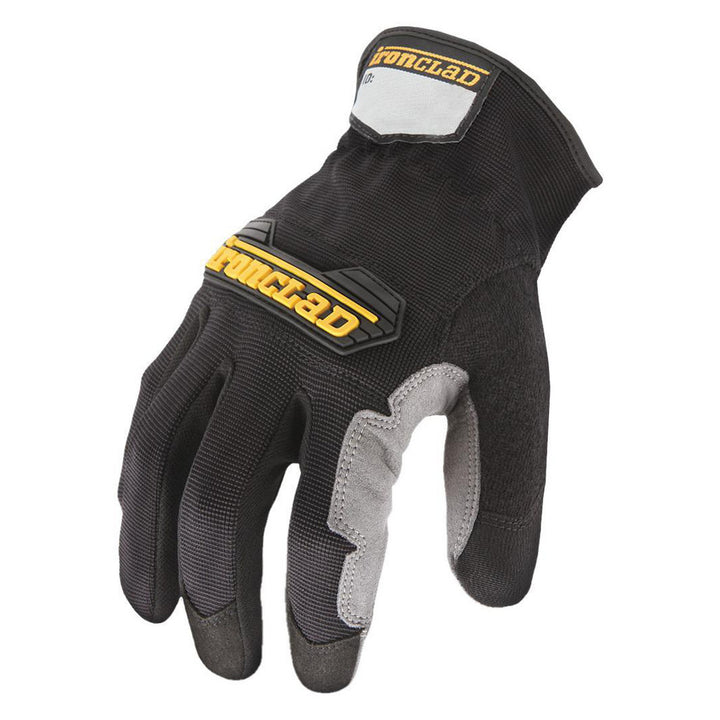 Large Black Terrycloth General Purpose Gloves - ironCLAD WFG-04-L