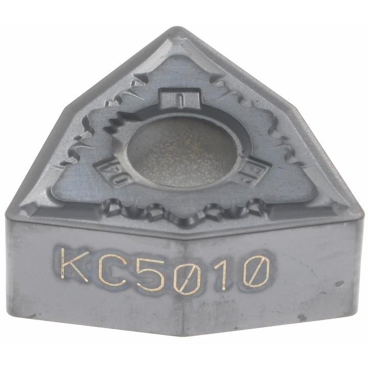 W - Trigon 80-Deg 3/8" IC Carbide Insert, Grade KC5010, TiAlN - Kennametal 1819515