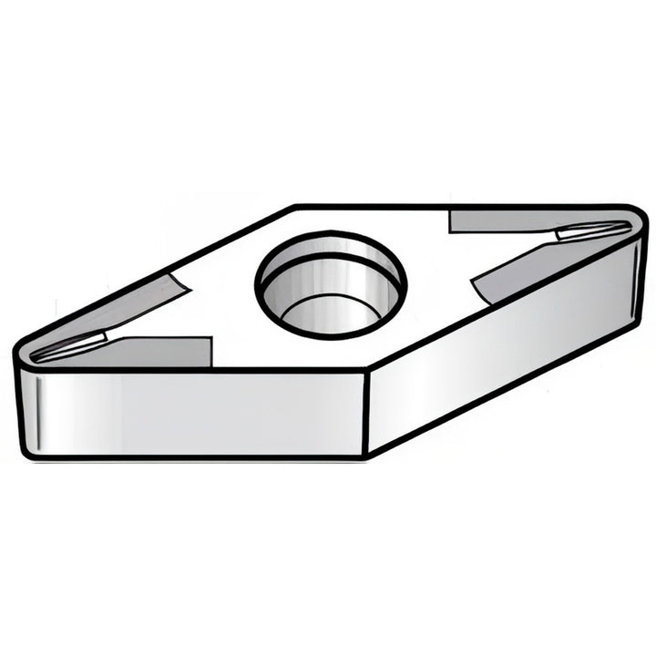 V - Diamond (Rhombic) 35-Deg 3/8" IC Cermet Insert, Grade KT325 - Kennametal 1198163