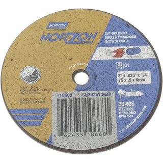 3" Ceramic Alumina Grinding & Cutoff Wheel - Norton 66243510668