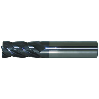 5/8" 4-Flute Solid Carbide Corner Radius End Mill, AlTiN - ProMax 156-44014
