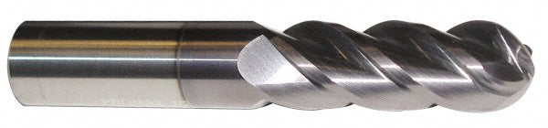 5/8in" 4-Flute Solid Carbide Ball End Mill, AlTiN - ProMax 157-04014