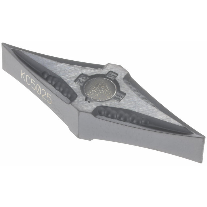 V - Diamond (Rhombic) 35-Deg 3/8" IC Carbide Insert, Grade KC5025, TiAlN - Kennametal 2244947