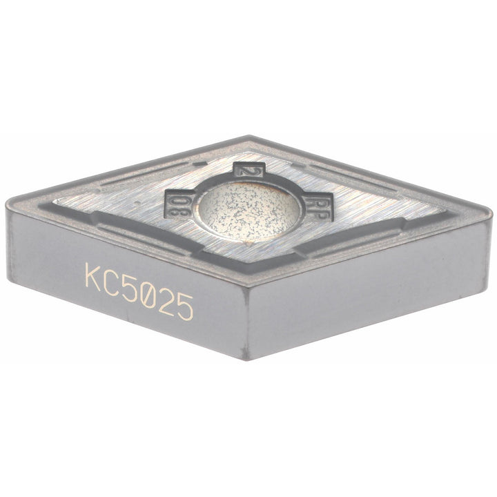 D - Diamond (Rhombic) 55-Deg 1/2" IC Carbide Insert, Grade KC5025, TiAlN - Kennametal 2245053