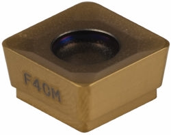 SCET120612T-M14 Solid Carbide Insert, Grade F40M, TiAlN - Seco 00004903
